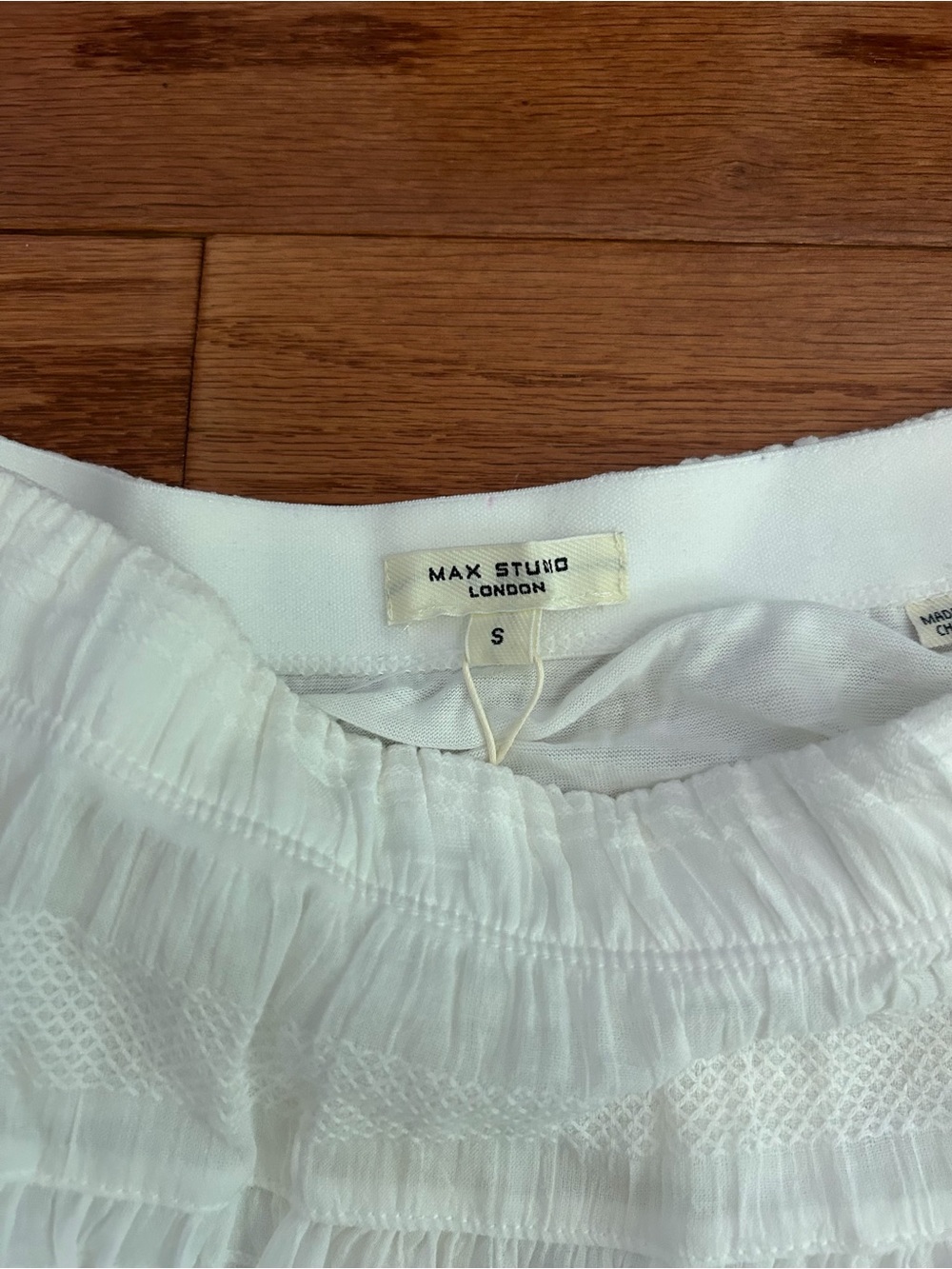 Max Studio White Tiered Maxi Skirt - Flowing Summer Style - Picture 3 of 7